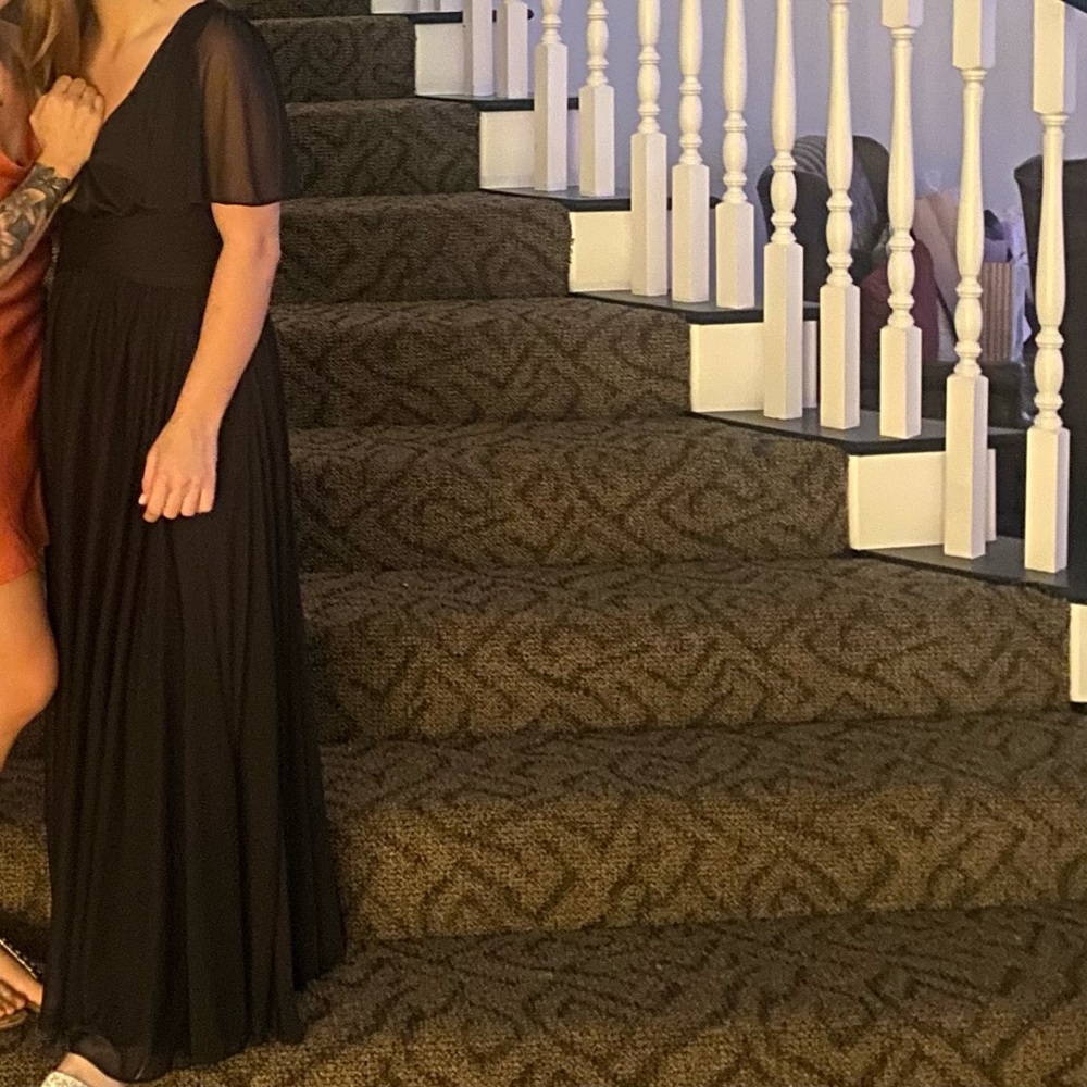 David’s bridal black dress
